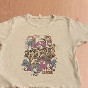 Graphic Short Sleeve Tee - Cream